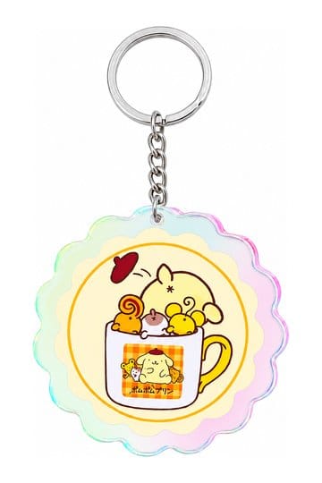 Sanrio acryl sleutelhanger Pompompurin 30e verjaardag Squishy schattige Purin 02