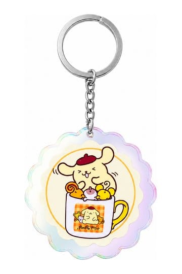 Sanrio acryl sleutelhanger Pompompurin 30e verjaardag Squishy schattige Purin 01