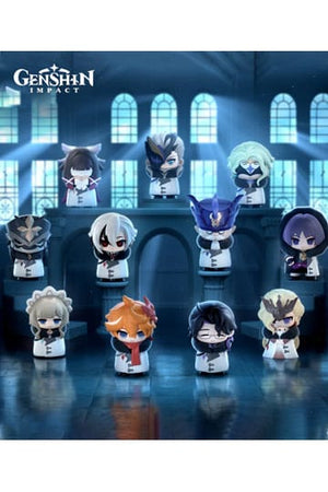 Genshin Impact minifiguren Fatui Harbingers Chibi Design 7 cm blinde doos display (9)