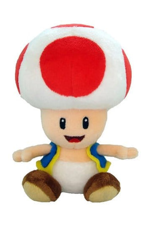 Super Mario pluche figuur Toad 17 cm