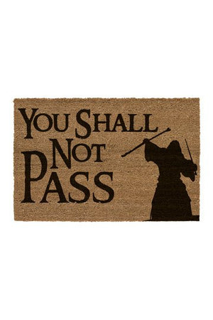 Lord of the Rings Doormat U zult geen 60 x 40 cm passeren