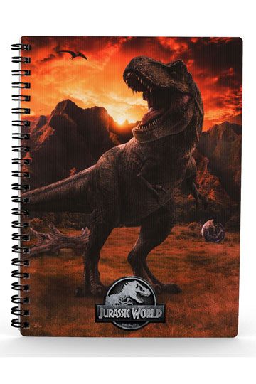Jurassic World Notebook met 3D-effect in het wild