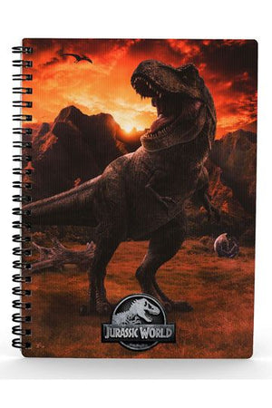 Jurassic World Notebook met 3D-effect in het wild