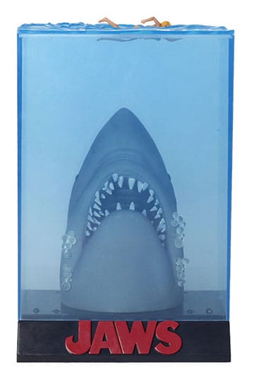 Jaws 3D Poster PVC-figuur 50-jarig jubileum 26 cm