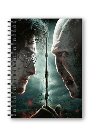 Harry Potter Notitieboekje met 3D-effect Harry Potter vs. Voldemort