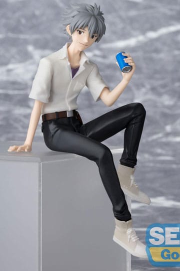 Evangelion: Nieuwe Theatrale Editie PM Zitbaar PVC-beeld Kaworu Nagisa 14 cm