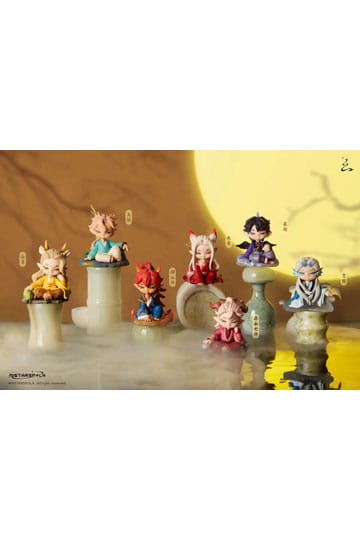 Originele karakterhandelfiguren op zoek naar bergen en zeeën, sterren 9 cm assortiment (6)