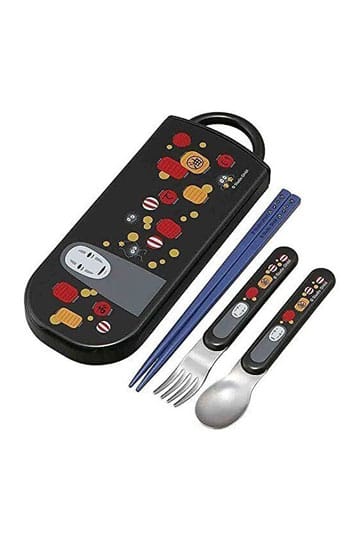 Spirited Away Chopsticks & Spoon & Fork Set No Face & Lantern