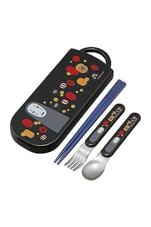 Spirited Away Chopsticks & Spoon & Fork Set No Face & Lantern