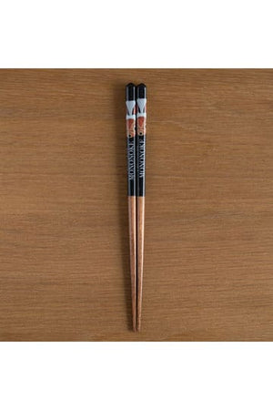 Studio Ghibli Lacquered Chopsticks Sketches Princess Mononoke San's Mask 21 cm