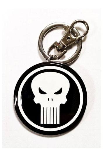 Marvel Comics metalen sleutelhanger Punisher-logo
