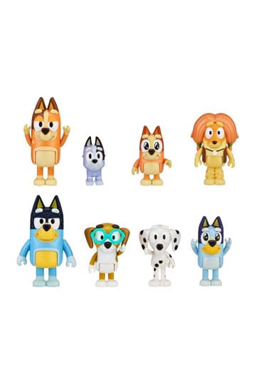 Bluey Action Figures 8-Pack