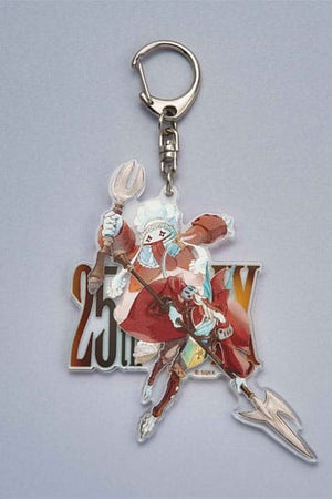 Final Fantasy IX acryl sleutelhanger 25e verjaardag Quina & Freija