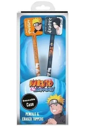 Naruto Potloden met Toppers Naruto & Sasuke