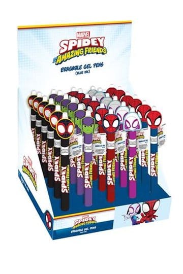 Spidey & Friends Uitwisbare gelpen Vriendendisplay (30)