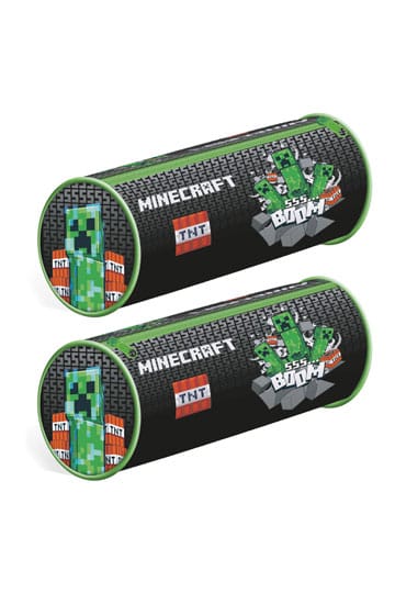 Minecraft Pencil Case Barrel