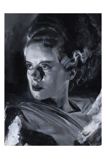 Bruid van Frankenstein Kunstdruk Bruid van Frankenstein door Chris Valentine 41 x 31 cm - niet ingelijst