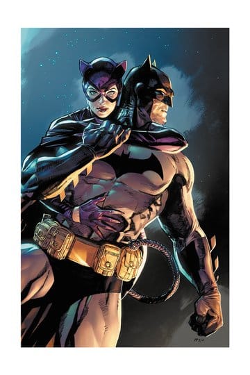 DC Comics Art Print Batman & Catwoman 61 x 41 cm - niet ingelijst