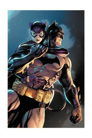 DC Comics Art Print Batman & Catwoman 61 x 41 cm - niet ingelijst