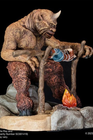 Ray Harryhausen Diorama 1/8 Cyclops Barbecuescène 17 cm