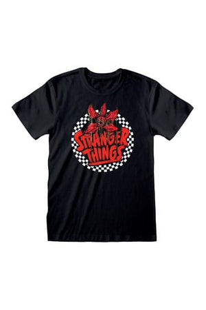 Stranger Things T-shirt geruite cirkel