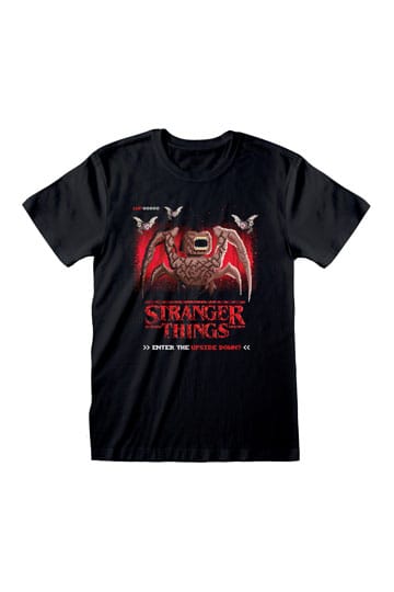 Stranger Things T-shirt 8 bit ondersteboven