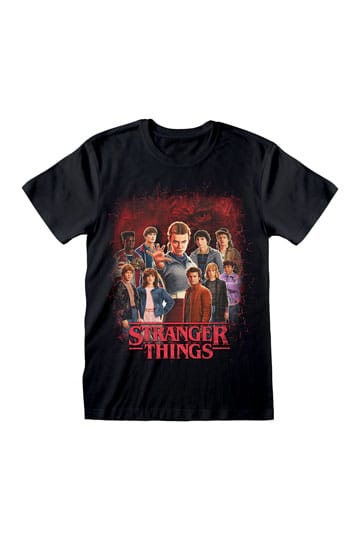 Stranger Things T-shirt Groep alle karakters