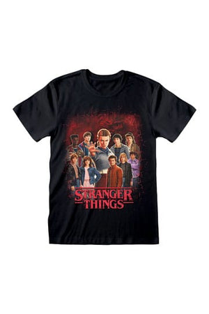Stranger Things T-shirt Groep alle karakters