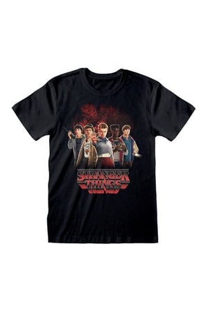 Stranger Things T-shirtgroep met Vecna erachter