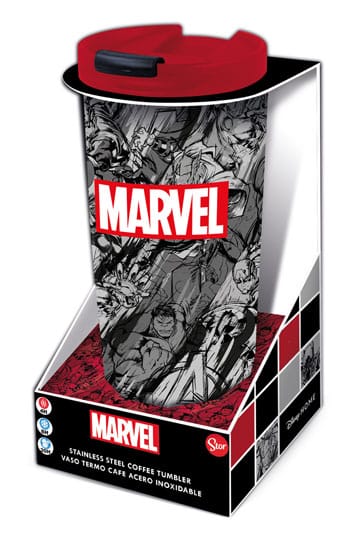 Marvel roestvrijstalen reistumbler Marvel -patroon