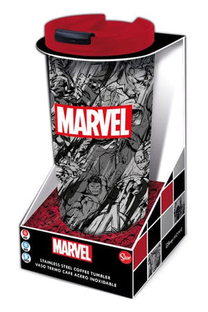 Marvel roestvrijstalen reistumbler Marvel -patroon