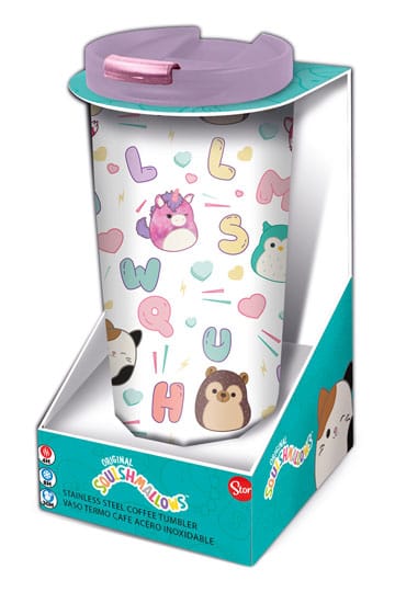 Squishmallows roestvrijstalen reistumbler personage