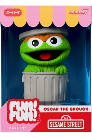 Sesamstraat plezier! Plezier! Zachte vinylfiguur Wave 01 - Oscar de Grouch 18 cm