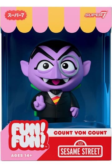 Sesamstraat plezier! Plezier! Vinylfiguur Wave 01 - Graaf von Graaf 18 cm