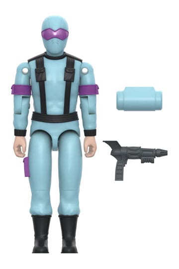 GI Joe ReAction+ Actiefiguur Wave 06 Snake Eyes (rode gloed, kristalgif) 10 cm