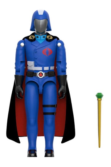 GI Joe ReAction+ actiefiguur Wave 06 Cobra Commander (film, zwarte cape) 10 cm
