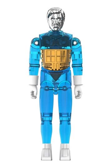 Micronauts ReAction+ actiefiguur Wave 03 Tijdreiziger (doorschijnend blauw) 10 cm