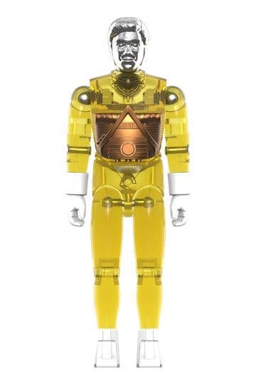 Micronauts ReAction+ actiefiguur Wave 03 Tijdreiziger (doorschijnend geel) 10 cm