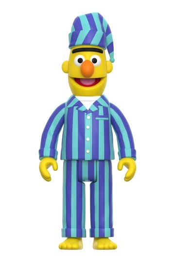 Sesamstraat ReAction Actiefiguur Wave 06 Bert (PJ) 10 cm