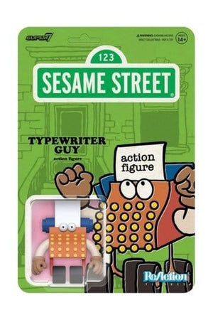 Sesamstraat ReAction Actiefiguur Wave 06 Typemachine Guy 10 cm