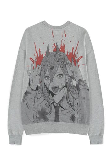 Chainsaw Man Trui Power Grijs Mêlee