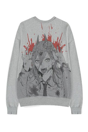 Chainsaw Man Trui Power Grijs Mêlee