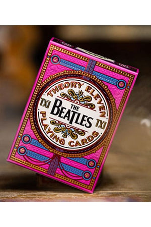 The Beatles speelkaarten roze versie