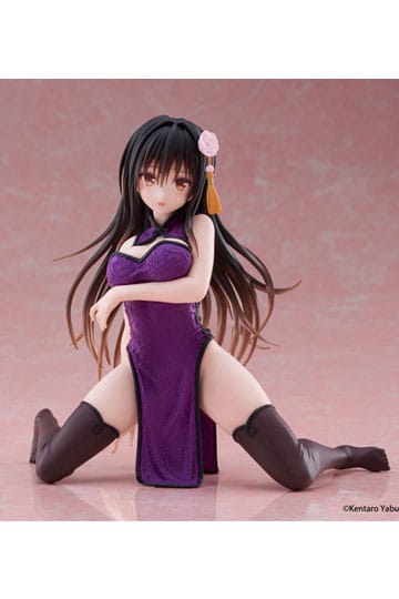 Love Ru Darkness Desktop Leuk PVC -standbeeld Yui Kotegawa (Chinese Dress Ver.) 13 cm