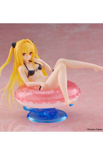 To Love-Ru Darkness Aqua Float Meisjes PVC Beeldje Golden Darkness 10 cm