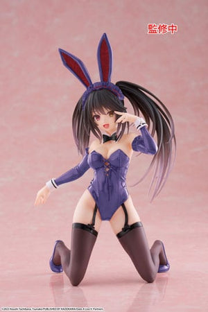 Datum Een Live V PVC Standbeeld Desktop Leuke Figuur Kurumi Tokisaki Bunny Ver. Vernieuwing 13 cm