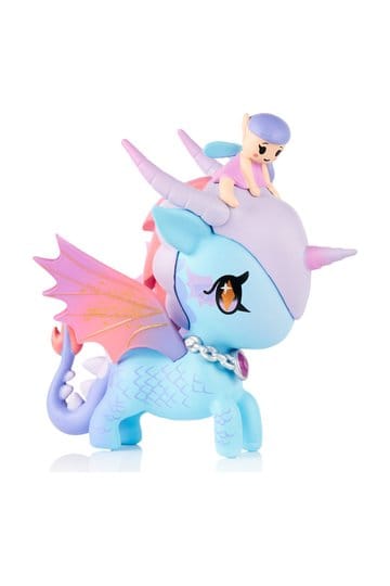 Unicorno Vensterdoosfiguur Mystieke Draaklijn Fee Draak 8 cm