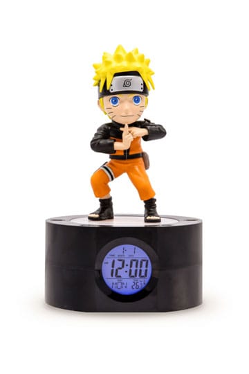 Naruto Shippuden wekker met lichte naruto 18 cm