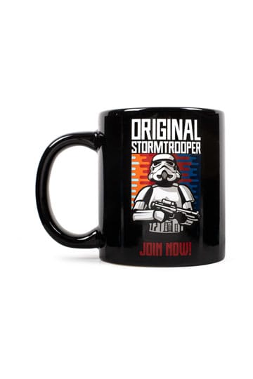 Originele Stormtrooper-mok Join Now Zwart