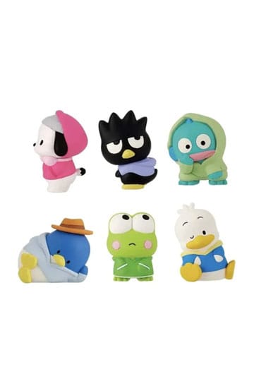 Sanrio Twinchees Mini -figuren Hapidanbui Hoodie 5 cm display (24)